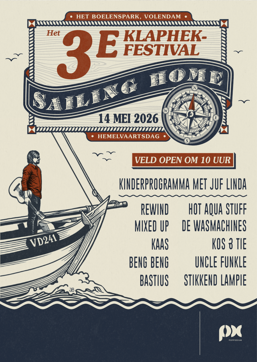 3e Klaphekfestival | Sailing Home