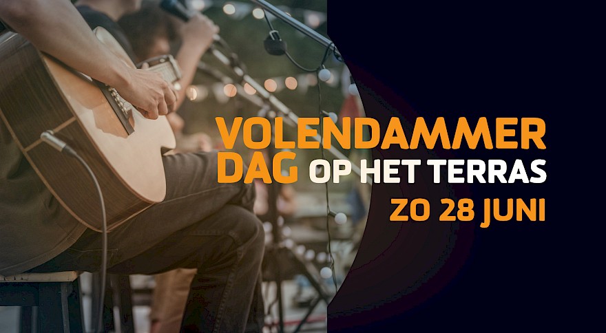 Volendammerdag op het terras