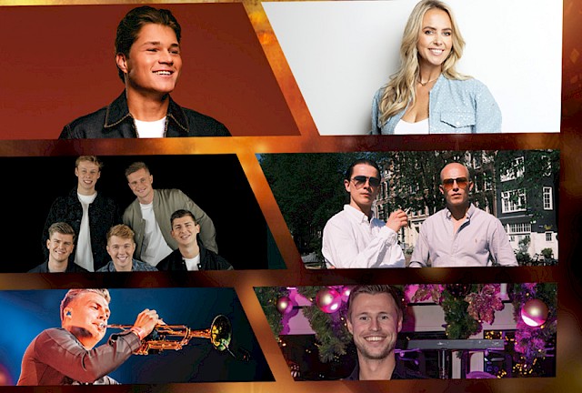 Samuel Welten, Monique Smit, Likke Pêhp, Ray & Beer, Jeffrey Parmentier en DJ Roy Veerman