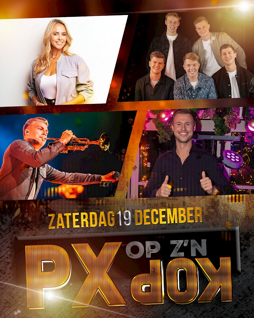 PX OP Z'N KOP met Monique Smit, Likke Pêhp, Jeffrey Parmentier en DJ Roy Veerman