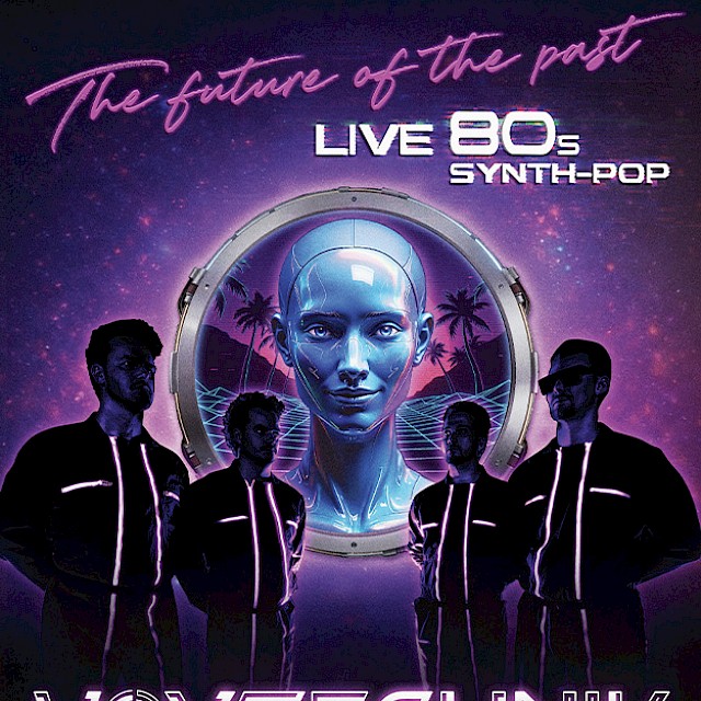 VoxTechnik brengt een live-ervaring zoals nooit eerder vertoond. Tijdens deze 2,5 uur durende liveshow worden de jaren '80 op unieke wijze herboren.